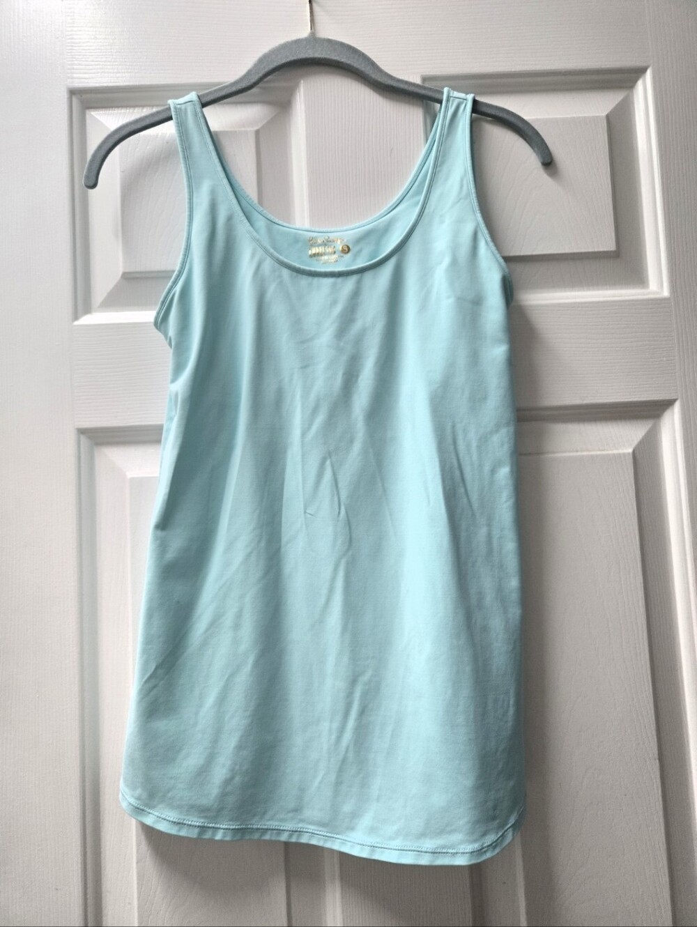 Lilly Pulitzer Aqua Scoop Neck Tank